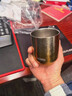 膳魔師（THERMOS）觀(guān)象系列鈦杯桌面杯高檔禮盒辦公水杯商務(wù)定制生日禮物TCTI-280NL 大地 280ml 曬單實(shí)拍圖