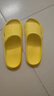 JOYTOUR旅行便攜拖鞋一次性可酒店家用防滑女士拖鞋洗澡涼拖鞋黃色38-39 曬單實(shí)拍圖