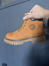 駱駝（CAMEL）【王俊凱同款】會(huì )員馬丁靴男秋冬2025新款大黃靴戶(hù)外工裝登山靴 GE122W7757T 金黃色（男款） 41 曬單實(shí)拍圖