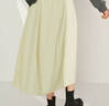 UR2026春季新款女裝簡(jiǎn)約休閑松緊腰超寬松半裙UWM550009 米黃 (偏寬松) S (XS-S) 曬單實(shí)拍圖