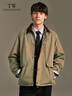 Teenie Weenie小熊男裝簡(jiǎn)約外套2025秋冬季新款休閑復古時(shí)尚潮流夾克 深卡其色 L 曬單實(shí)拍圖