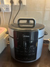 美的（Midea）電壓力鍋電高壓鍋高壓電飯鍋微壓電飯煲6升0涂層304不銹鋼不粘家用加深雙內膽3-12人煲湯燉肉煮飯 【少鹽提鮮】0涂層不銹鋼 6L 曬單實(shí)拍圖