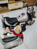 麥格萌兒童電動(dòng)車(chē)摩托車(chē)1-3-6歲男女孩寶寶車(chē)可坐人充電雙人遙控玩具車(chē) 白【6V10電瓶+雙驅+挎斗+遙控】 藍牙音樂(lè )/ 炫酷燈光 曬單實(shí)拍圖