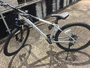 喜德盛山地自行車(chē)黑客700鋁合金車(chē)架24速變速油壓碟剎運動(dòng)健身休閑單車(chē) 銀/灰 17寸 曬單實(shí)拍圖
