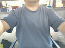 班尼路（Baleno）短袖260G重磅純棉基礎款t恤男圓領(lǐng)短袖舒適百搭寬松美式潮牌半袖 【純棉】-中灰#純色 3XL 曬單實(shí)拍圖