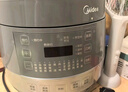 美的（Midea）【國家補貼】0涂層精鋼厚釜電壓力鍋5L雙膽全自動(dòng)智能預約家用煲湯煮飯電飯煲C5856G高壓鍋4-6人 曬單實(shí)拍圖