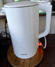 蘇泊爾（SUPOR）電水壺 雙層防燙燒水壺熱水壺1.7L 全鋼無(wú)縫內膽304不銹鋼電熱水壺大容量 SW-17J418 曬單實(shí)拍圖