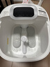 飛利浦泡腳桶躺泡免洗電動(dòng)按摩足浴盆UV殺菌小白桶智能加熱軟膠泡腳盆3222F  實(shí)用節日生日禮物  曬單實(shí)拍圖
