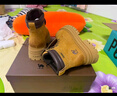 駱駝（CAMEL）【山丘】經(jīng)典大黃靴反絨馬丁靴戶外工裝靴 L23W076065 土黃 38 曬單實拍圖