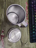 美廚（maxcook）316不銹鋼水杯 兒童學(xué)生喝水杯子雙層口杯帶蓋手柄300ml MCB1105 曬單實(shí)拍圖