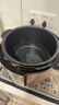美的電壓力鍋內膽4L/5L/6升304不銹鋼黑晶內鍋加厚不粘鍋配件 美的電壓力鍋7號5升黑晶內膽【送飯勺】 曬單實(shí)拍圖
