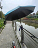 漁之源釣魚(yú)傘防雨垂釣加厚多向釣傘漁具傘戶(hù)外釣魚(yú)遮陽(yáng)傘 1.8米 【單層輕便 加厚黑膠】UPF50+更防曬 曬單實(shí)拍圖