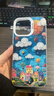 梵高手繪小鎮(zhèn)適用iphone16手機殼支架蘋果華為vivo小米OPPO榮耀套 鐳射彩色-銀色-LIYIK3356梵高手繪小鎮(zhèn) iphone 14pro max 曬單實拍圖