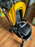 博格步（BUGABOO）荷蘭Bugaboo Bee6博格步多功能輕便城市型雙向可折疊嬰兒推車(chē) 黑架檸檬黃 黑座 曬單實(shí)拍圖