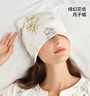 嫚熙（EMXEE）孕婦坐月子發(fā)帶夏季薄款月子帽產(chǎn)后護額頭防風(fēng)頭巾女 綺幻花信（月子帽竹棉纖維） 曬單實(shí)拍圖