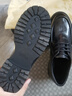 金利來(lái)（Goldlion）男鞋 冬季加絨保暖棉鞋 男士圓頭系帶厚底增高商務(wù)正裝棉皮鞋男 黑色 40 比標準碼皮鞋偏大一碼 曬單實(shí)拍圖