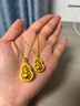 中鑫珠寶福來(lái)運轉古法黃金葫蘆吊墜旋轉葫蘆掛墜足金999項鏈男女 7.97g 曬單實(shí)拍圖