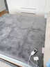 美的(Midea)同款電熱毯人電褥子電暖毯電熱墊自動(dòng)斷電除螨學(xué)生宿 牛奶絨灰色單人四擋150*80除螨 曬單實(shí)拍圖