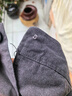 煜璽純棉工作服套裝男女勞保服加厚耐磨電焊工服防燙春秋汽修工裝 純棉深灰拼色套裝 175/XL(130-145斤) 曬單實(shí)拍圖