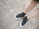 斐樂(lè )（FILA）官方川行鞋FOSSO男鞋復古帆布鞋新款休閑鞋 黑-BK 42 曬單實(shí)拍圖
