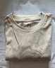 優(yōu)衣庫男裝女裝柔軟圓領(lǐng)T恤/休閑長(cháng)袖上衣25秋冬新款479783 31 米色 L /175/100A 曬單實(shí)拍圖