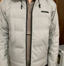 威可多（VICUTU）【放肆鵝】冬季羽絨服男潮流舒適輕暖戶(hù)外鵝絨服 淺灰色 XL 曬單實(shí)拍圖