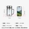 富光雙層玻璃杯支持團(tuán)購(gòu)定制泡茶杯辦公杯帶把 大容量男女水杯子580ML 曬單實(shí)拍圖