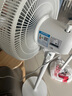 美的（Midea）電風(fēng)扇 家用七葉立式落地扇宿舍臥室輕音節能搖頭桌面小風(fēng)扇大風(fēng)力空氣循環(huán)風(fēng)扇 SAF30AC  曬單實(shí)拍圖