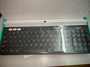 羅技（Logitech）K780無(wú)線(xiàn)藍牙鍵盤(pán) 多設備辦公鍵盤(pán) 手機Mac iPad雙模 筆記本電腦薄膜鍵盤(pán)帶支架多設備切換 K780多設備無(wú)線(xiàn)藍牙鍵盤(pán) 曬單實(shí)拍圖