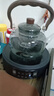 高茗玻璃煮茶壺煮茶器新款中式耐高溫燒水提梁壺家用大功率電陶爐套裝 【煮茶套裝】墨香壺+唐戈爐 曬單實(shí)拍圖