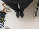 斯凱奇（Skechers）閃穿鞋男士商務(wù)鞋秋季薄款一腳蹬德比鞋軟底上班通勤休閑鞋205353 曬單實(shí)拍圖