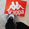 KAPPA卡帕背靠背女鞋秋冬透氣小白鞋子女板鞋新款情侶鞋百搭休閑運動(dòng)鞋 經(jīng)典白/海昌藍 38 曬單實(shí)拍圖