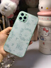 圣圖朗液態(tài)小羊皮草莓小熊適用iphone17promax蘋(píng)果15手機殼13新款14plus高級感女12全包16卡通男11保護套 液態(tài)小羊皮草莓小熊-淡青色 iPhone 12 Pro 曬單實(shí)拍圖