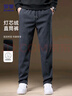 羅蒙（ROMON）休閑褲男士秋季寬松商務(wù)直筒長(cháng)褲燈芯絨保暖運動(dòng)褲子男ZY02深灰X 曬單實(shí)拍圖