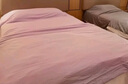 紅豆【送收納袋】A類(lèi)酒店隔臟睡袋便攜式出差旅行賓館床單200*210cm紫 曬單實(shí)拍圖