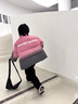 木木屋（mumuwu）童裝兒童羽絨棉服冬季女童保暖外套加厚男孩棉衣漸變棉襖面包服潮 粉色 90 適合80-90年齡1-2歲左右 曬單實(shí)拍圖