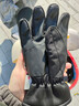 戰術(shù)鳥(niǎo)(3M)新雪麗棉男士冬季保暖手套騎行防寒防水大碼觸屏 黑色 曬單實(shí)拍圖