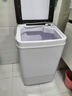 長(cháng)虹迷你洗衣機藍光抑菌全半自動(dòng)小型單桶雙桶內衣內褲懶人洗衣機洗脫一體學(xué)生宿舍嬰兒童襪子機帶脫水 方桶白7.5KG標準款【藍光+銅電機】 曬單實(shí)拍圖