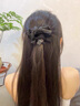 加恩倍優(yōu)雅蝴蝶結(jié)丸子頭抓夾女網(wǎng)紅新款氣質(zhì)發(fā)夾超仙法式彈簧發(fā)抓頭飾 黑色蝴蝶結(jié)發(fā)夾【1個】 曬單實(shí)拍圖