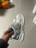 泰蘭尼斯秋季兒童運動(dòng)鞋百搭男童跑步鞋女童輕便防滑老爹鞋白/銀色27碼 曬單實(shí)拍圖