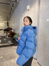 波司登（BOSIDENG）25新款羽絨服女短明星同款90絨泡芙脫卸帽冬厚保暖外套B250243102 【明星同款色】布魯斯藍5A34 M 165/88A 體重約125-140斤 曬單實(shí)拍圖