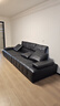 全友家居意式極簡(jiǎn)風(fēng)真皮沙發(fā)勞倫斯大黑牛頭層牛皮藝直排沙發(fā)政府補貼 曬單實(shí)拍圖