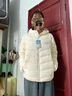 巴拉巴拉童裝兒童排骨羽絨服男童女童親子裝輕薄內膽2025年新款冬裝外套 珍珠白-連帽-白鴨絨 清潔度1000+ 165 充絨量73g-成人可穿 曬單實(shí)拍圖