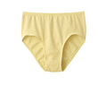 無(wú)印良品（MUJI）女式 羅紋編織 高腰短褲 女士?jì)妊澟?25年春季 淺黃色 4S 1條 L 165/90A 曬單實(shí)拍圖