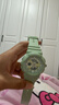 迪士尼（Disney）電子手表女學(xué)生初中生專(zhuān)用運動(dòng)高中女生禮物兒童機械手表12-16歲 薄荷曼波綠 曬單實(shí)拍圖