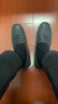 公牛世家男鞋2025新款透氣百搭豆豆鞋男士軟底懶人一腳蹬樂(lè )福皮鞋爸爸鞋 曬單實(shí)拍圖