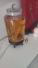 拜杰泡酒玻璃瓶帶龍頭泡酒容器密封泡酒罐自釀葡萄楊梅酒藥酒罐酒壇子 10斤 帶銅龍頭+底座 曬單實(shí)拍圖