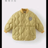 戴維貝拉（DAVE＆BELLA）童裝小童上衣防水兒童羽絨服冬裝新款寶寶外套白鴨絨男童外衣 琥珀黃【現(xiàn)貨】 90 cm（建議身高80-90cm） 曬單實(shí)拍圖