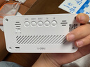 得力（deli）充電款電子智能鬧鐘背光大鬧鈴家用學(xué)生多功能溫濕度計大屏床頭鐘 開(kāi)學(xué)升學(xué)季必備 白 LE103A 曬單實(shí)拍圖