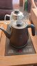 FUNORK 全自動(dòng)上水電熱水壺泡茶專(zhuān)用茶臺燒水壺一體機電茶壺燒水器抽水茶桌茶幾嵌入式茶具套裝 1L 蒸茶款-雙壺上水【37x20cm】 曬單實(shí)拍圖